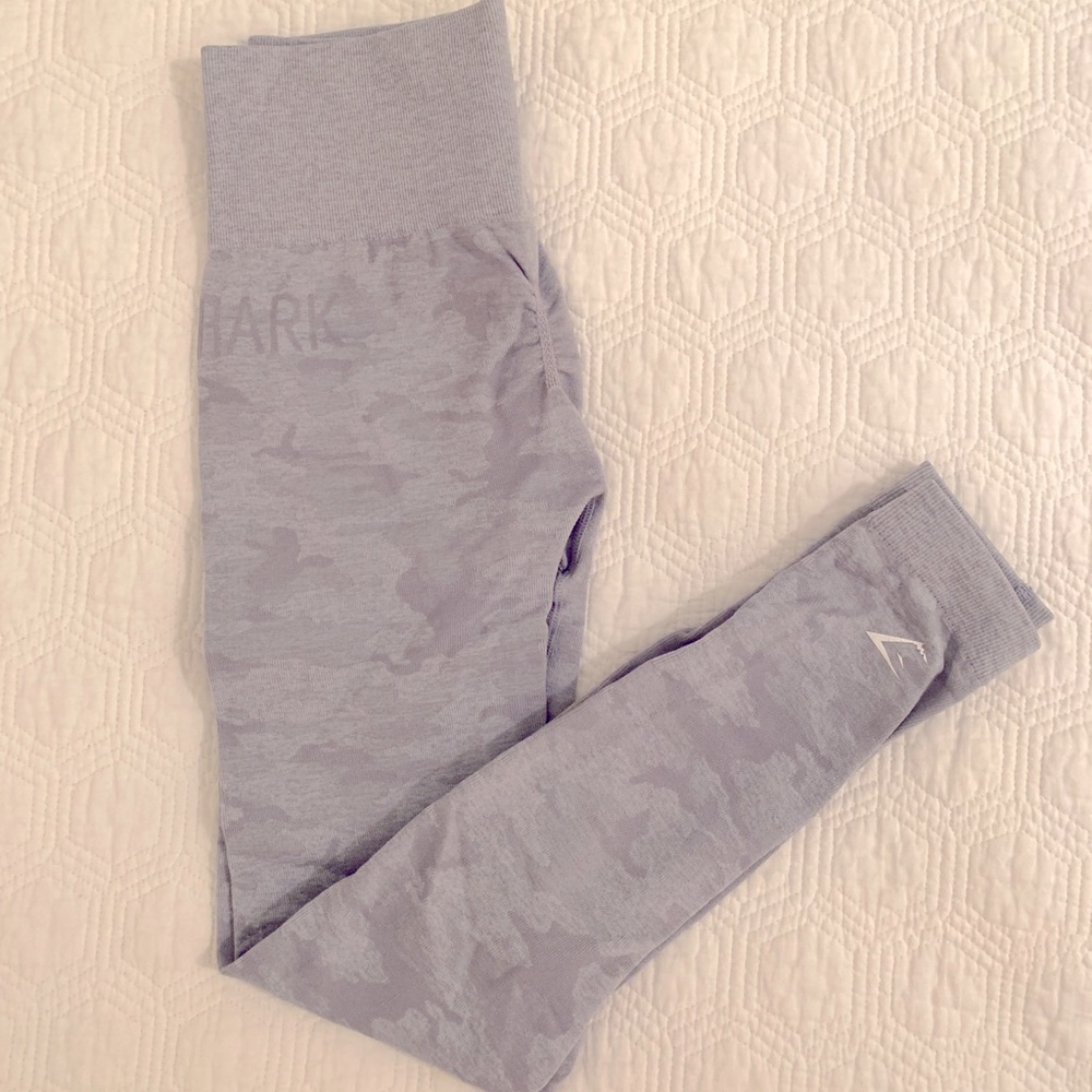 Gymshark Lilac Camo Seamless Leggings